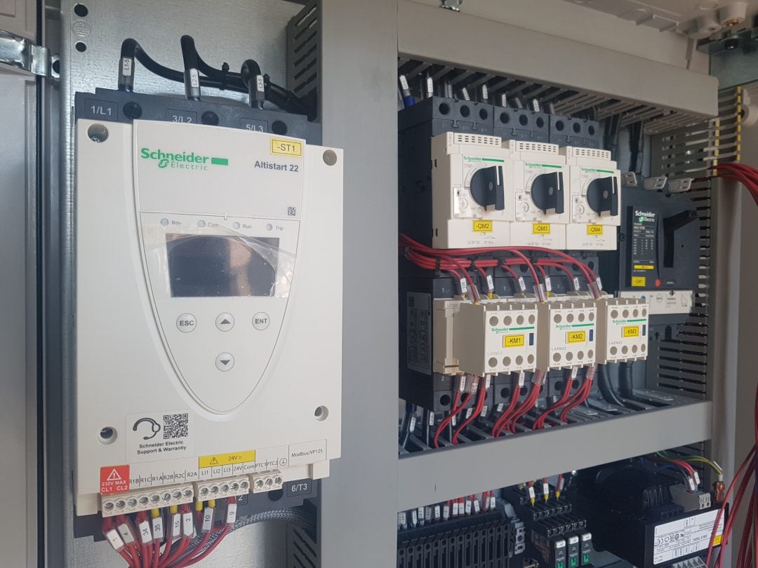 Durres pumping station electrical installation