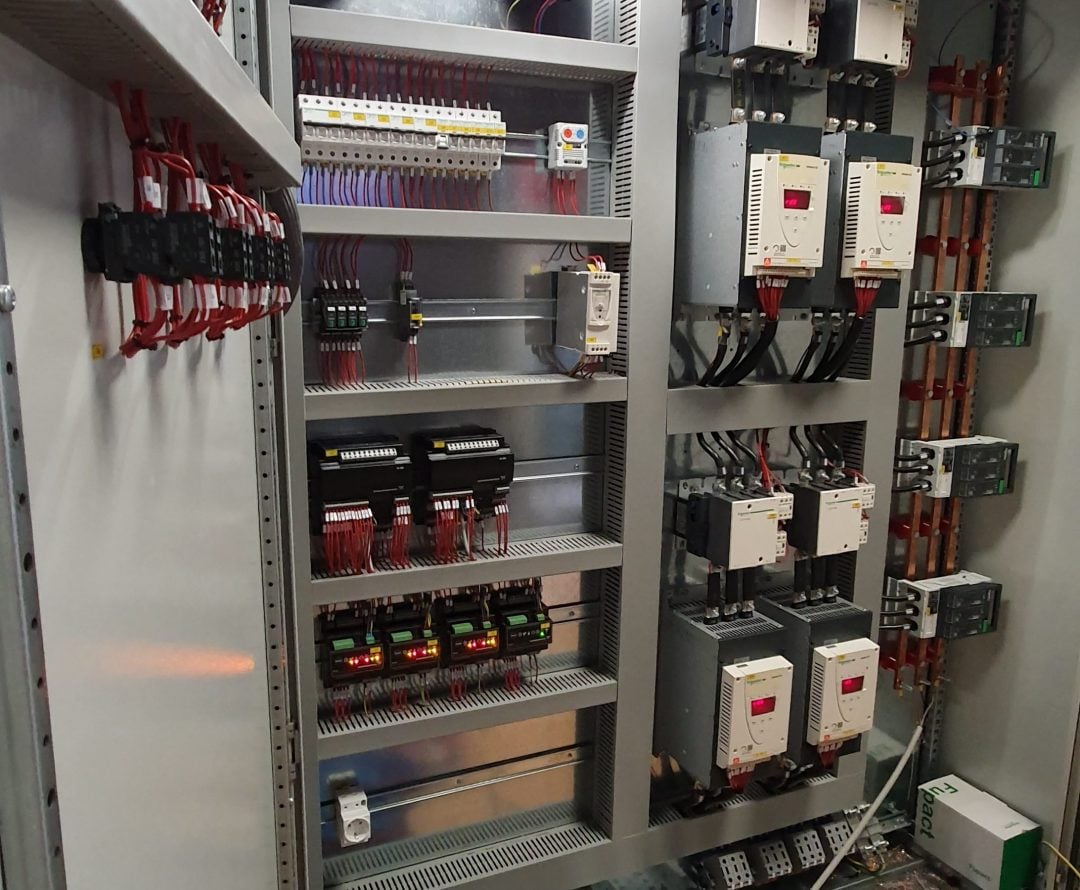 Durres pumping station switchgear room