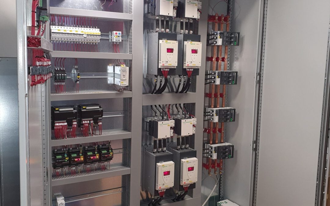 Durres pumping station control room panels