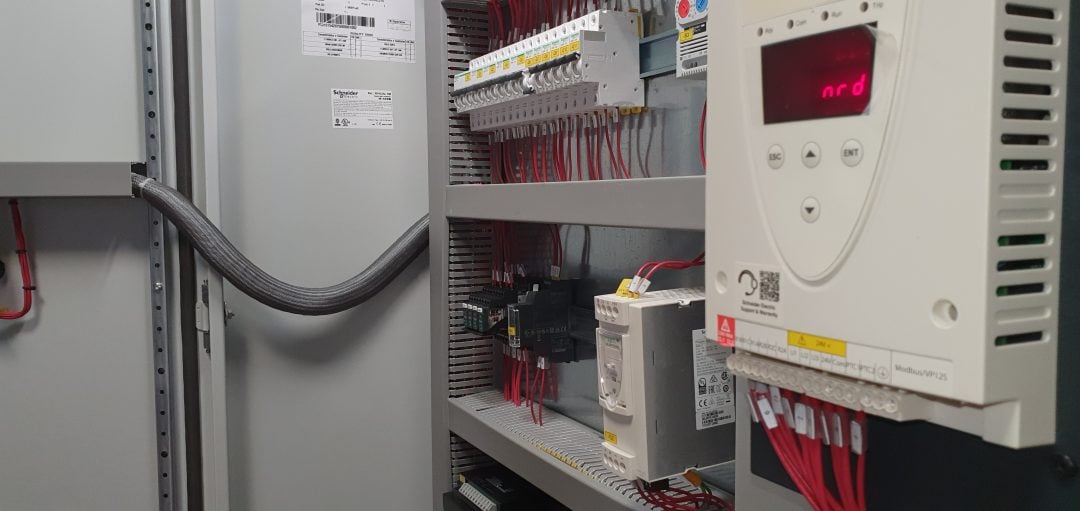 Durres pumping station panel lineup