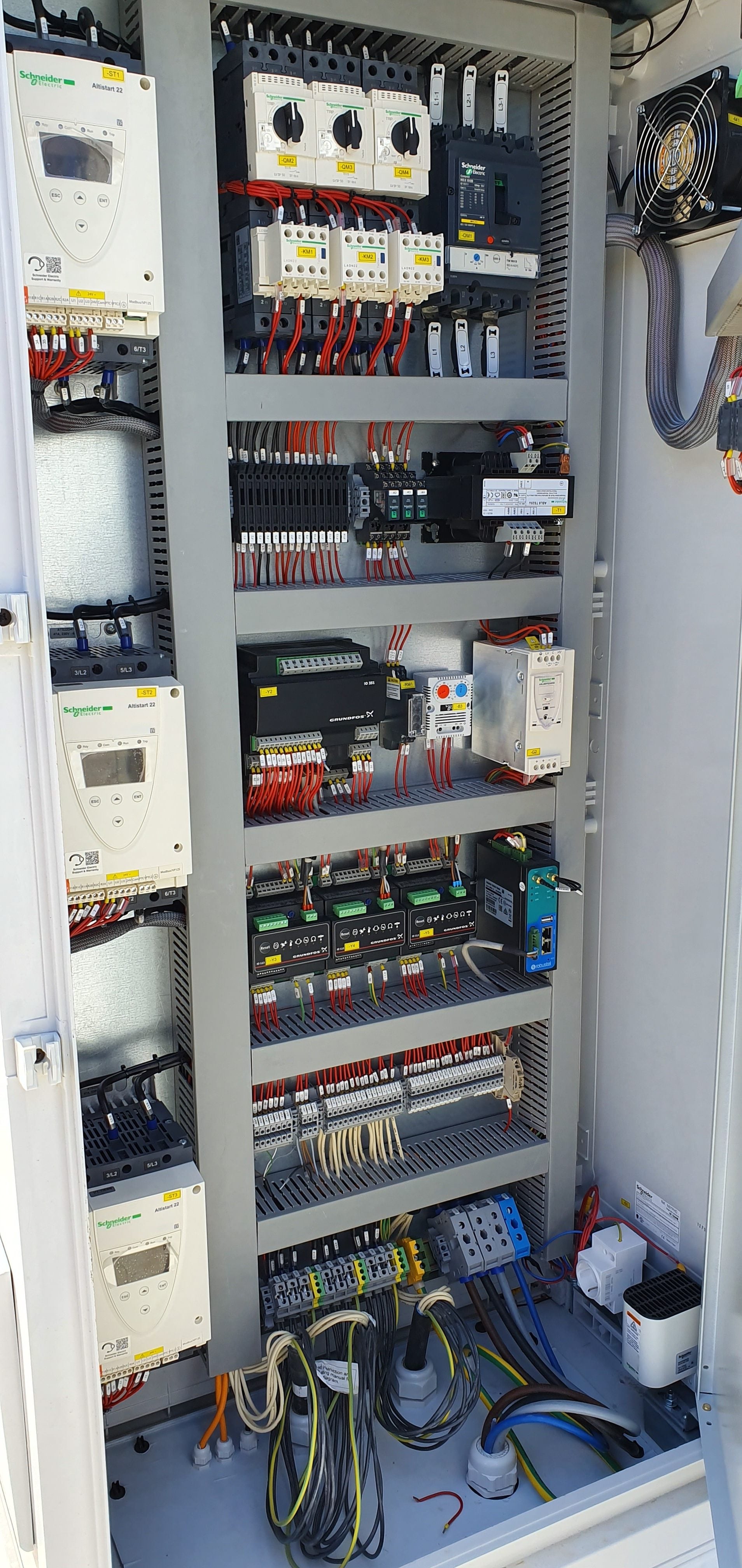 Durres pumping station field panel