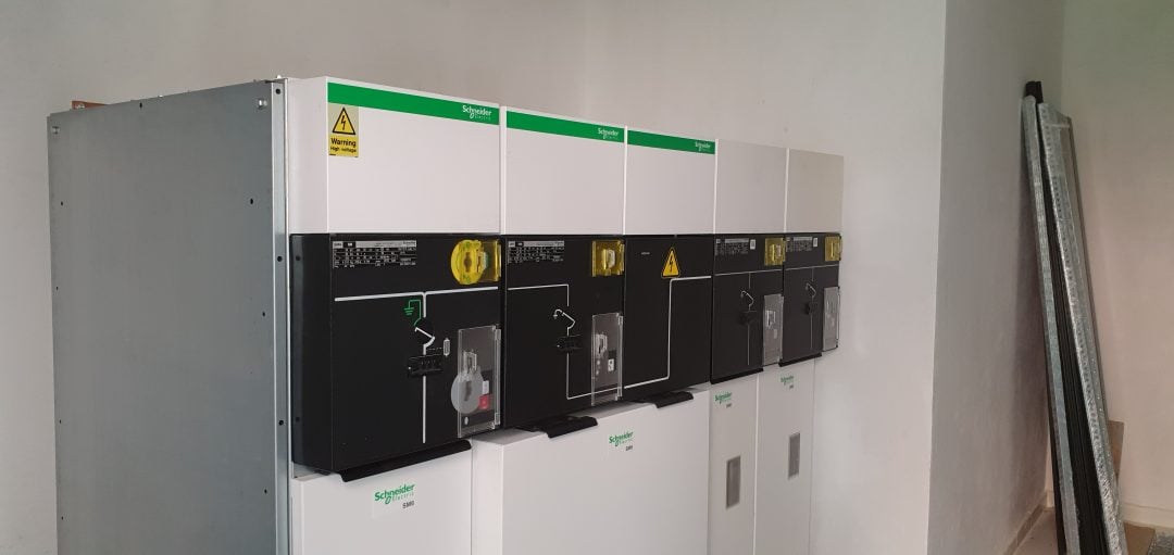 Durres pumping station installed panels
