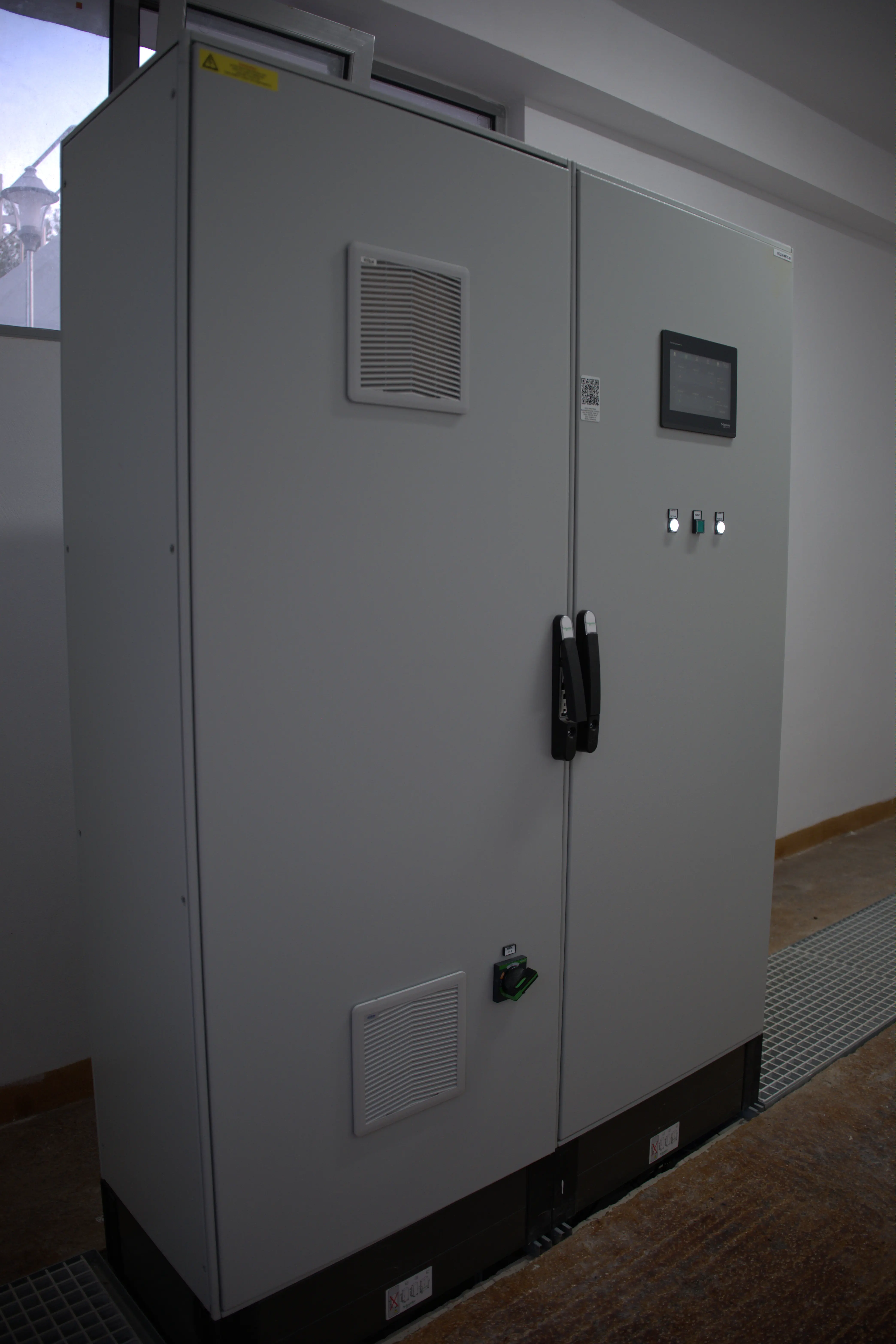 Biological treatment control panel