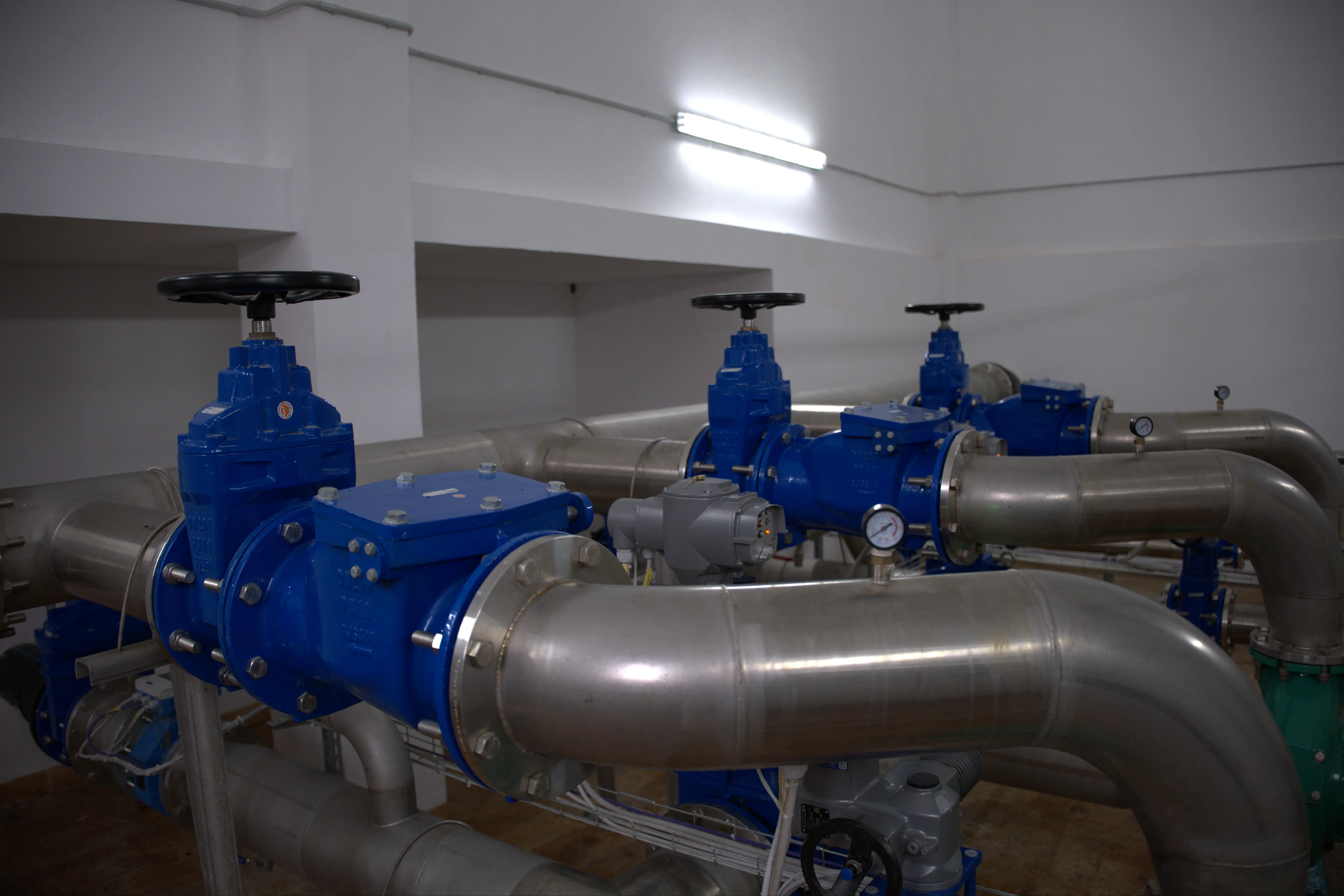 RAS and WAS pumping station mechanical work