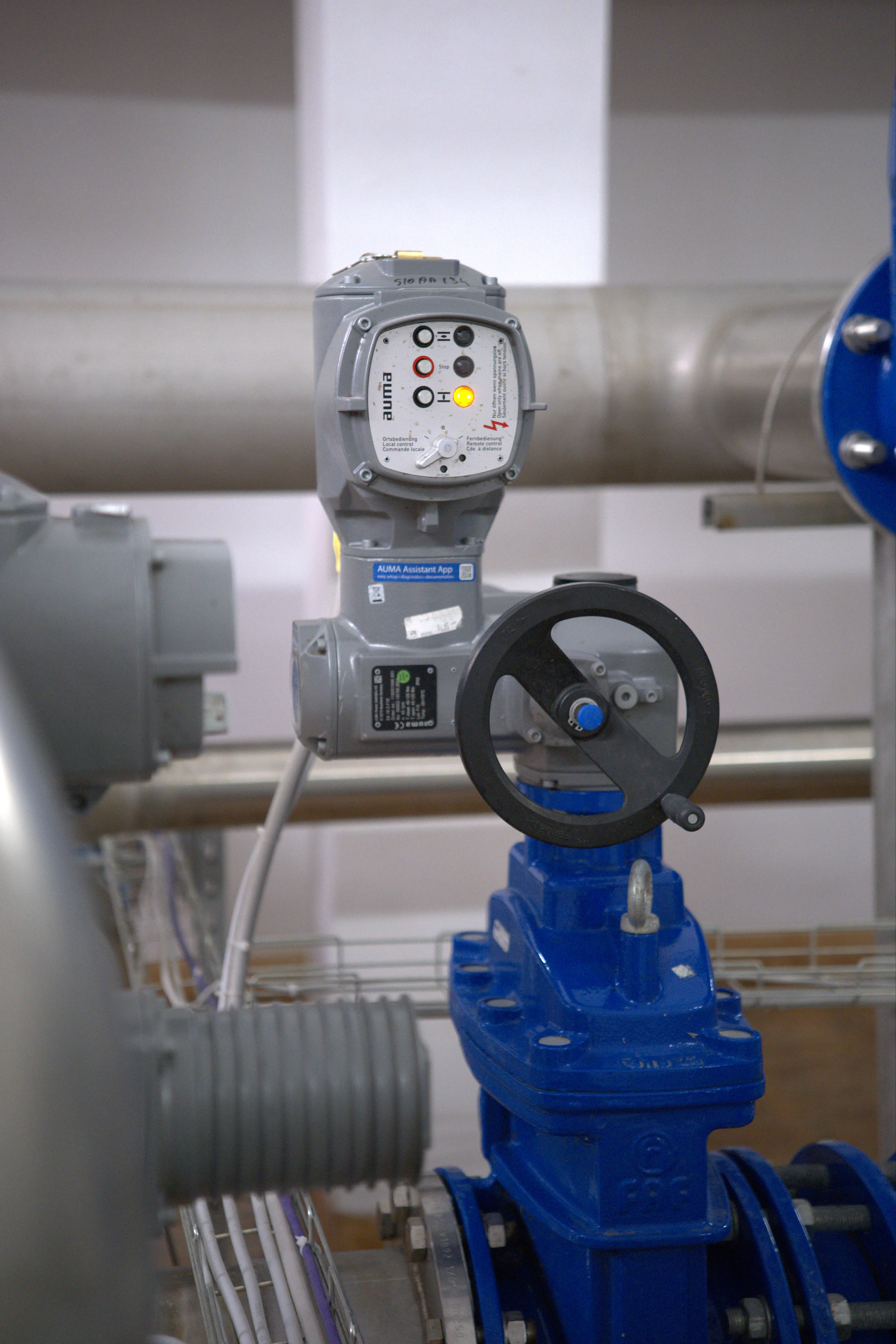 RAS and WAS valve installation
